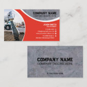 Beton leggen, Constructie, verbouwen, Redimix Visitekaartje (Voorkant / Achterkant)