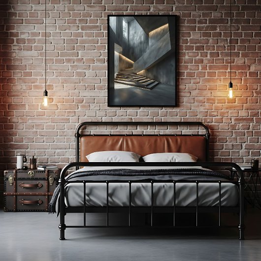 Beton & Licht Canvas Afdruk