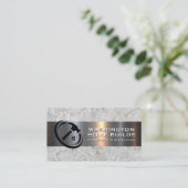 Beton Metaal | Gereedschap | Bouwmachine Visitekaartje (Staand voorkant)