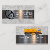 Beton Metallic | Gereedschap | Bouwwagen Visitekaartje (Voorkant / Achterkant)