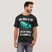 Beton Mixer Cement Mixer Truck Driver Gift T-shirt (Voorkant volledig)