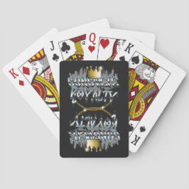 Beton Royalty-vrije verkoop - Urban Streetwear Des Pokerkaarten
