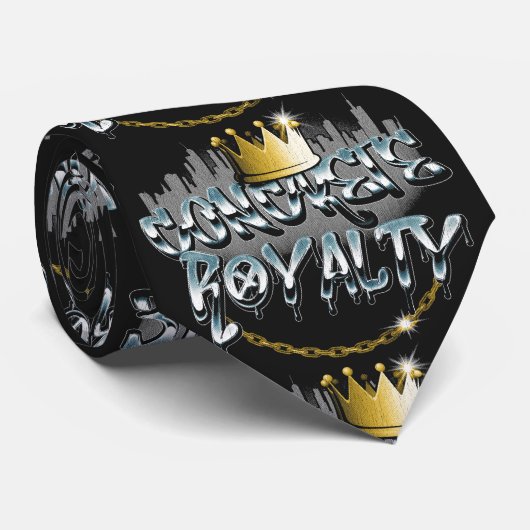Beton Royalty-vrije verkoop - Urban Streetwear Des Stropdas (Opgerold)