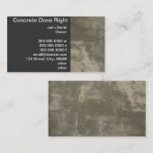 Beton Visitekaartje (Voorkant / Achterkant)