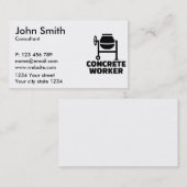 Betonarbeider Visitekaartje (Voorkant / Achterkant)
