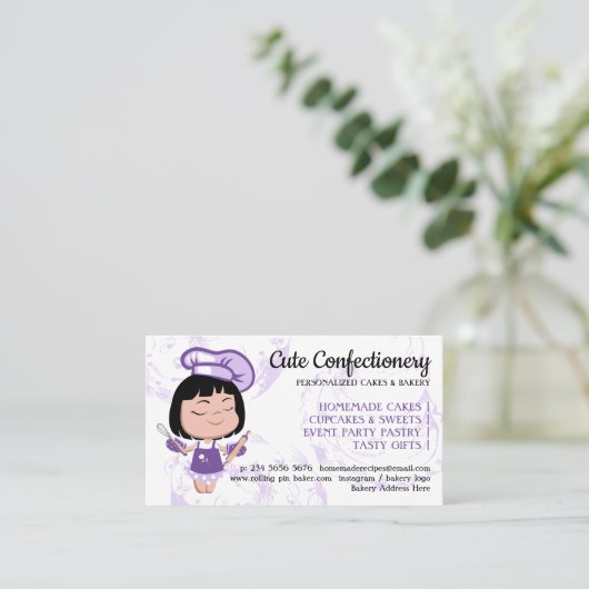 Betonbakkerij Kortingloyaliteit Visitekaartje (Staand voorkant)