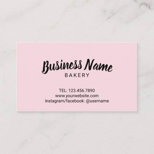 Betonbakkerijbakkerij Blush Roze Loyalty Reward (Achterkant)