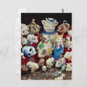 Betonbanken voor kinderen briefkaart (Voorkant / Achterkant)