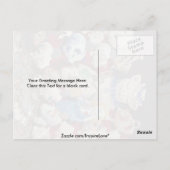 Betonbanken voor kinderen briefkaart (Achterkant)