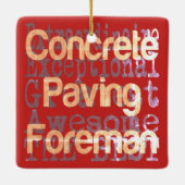 Betonbestrating voorman extraordinaire keramisch ornament (Achterkant)