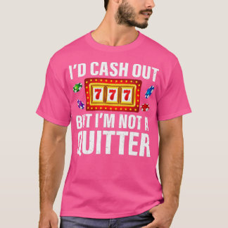 Betongeld, maar geen echte casino t-shirt