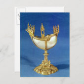 Betonhouder in de vorm van een boot briefkaart (Voorkant / Achterkant)