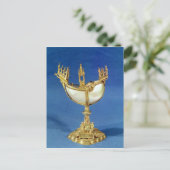 Betonhouder in de vorm van een boot briefkaart (Staand voorkant)