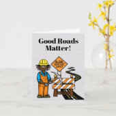 Betoningskaart voor wegarbeiders kaart (Gele Bloem)