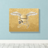 betonmenger canvas afdruk (Insitu (Houten vloer))