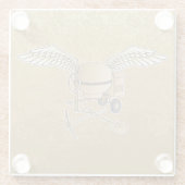 betonmenger glazen onderzetter (Achterkant)