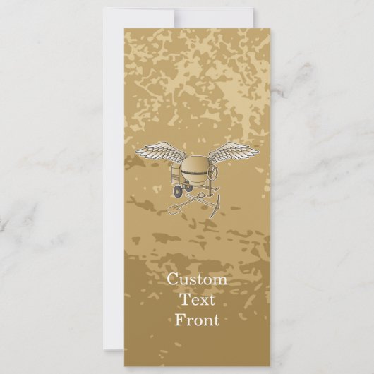 betonmenger kaart (Voorkant)