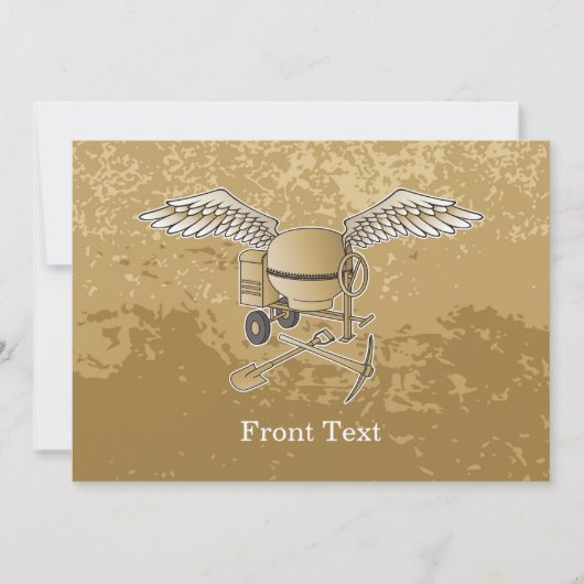 betonmenger kaart (Voorkant)