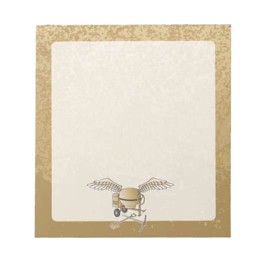 betonmenger notitieblok (Voorkant)