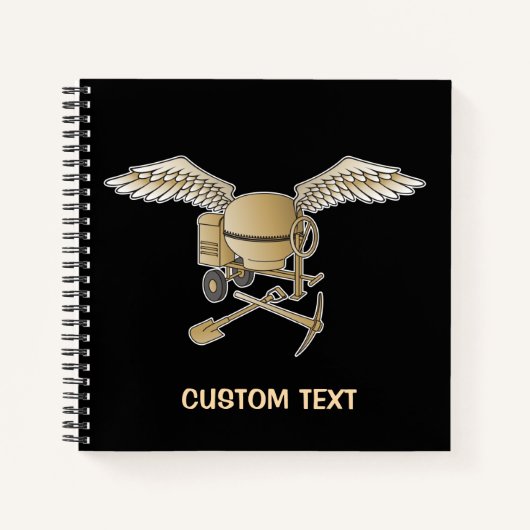 betonmenger notitieboek (Voorkant)