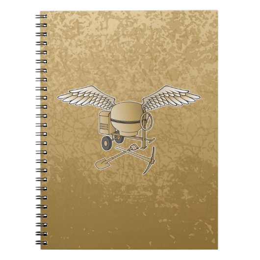 betonmenger notitieboek (Voorkant)