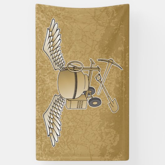 betonmenger spandoek (Verticaal)