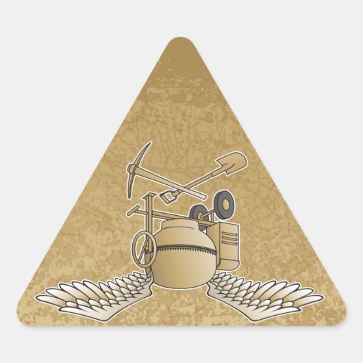 betonmenger sticker (Voorkant)