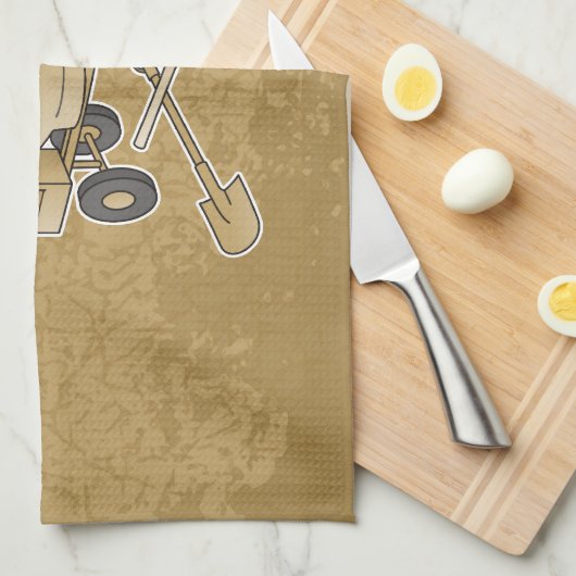 betonmenger theedoek (Quarter Fold)