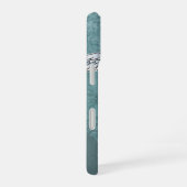 Betonmixer blauw-grijs iPhone 16 hoesje (Rechterkant)