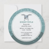 Betonmixer blauw-grijs kaart (Achterkant)