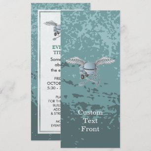 Betonmixer blauw-grijs kaart