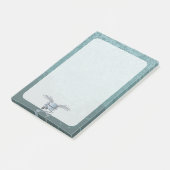 Betonmixer blauw-grijs post-it® notes (Schuin)