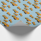 Betonmixer Cadeaupapier (Hoek)