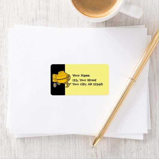 Betonmixer Etiket (Insitu)