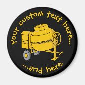 Betonmixer Magneet (Voorkant)