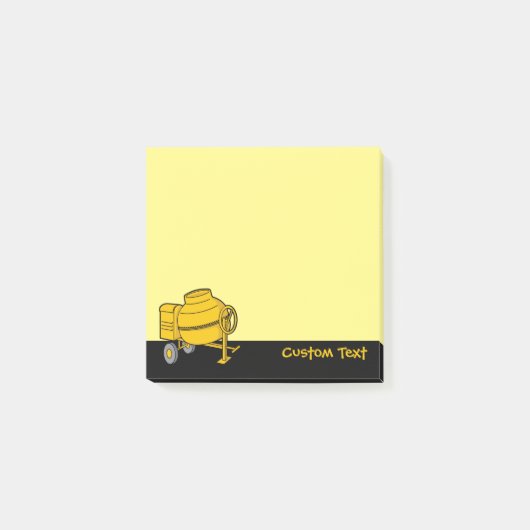 Betonmixer Post-it® Notes (Voorkant)