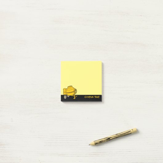 Betonmixer Post-it® Notes (Op bureau)