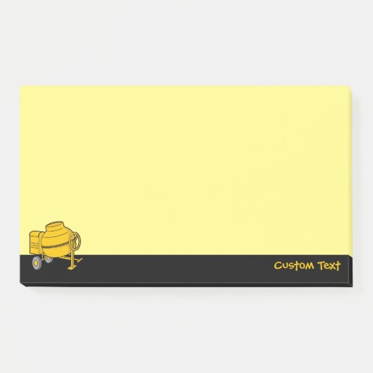 Betonmixer Post-it® Notes (Voorkant)