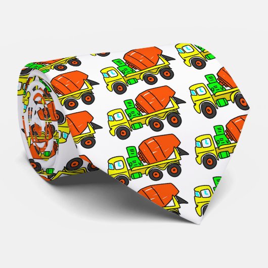 Betonmixer Stropdas (Opgerold)