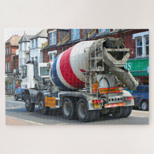 Betonmixer truck, Engeland Legpuzzel