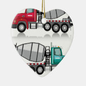 Betonmixer Truck Keramisch Ornament (Rechts)