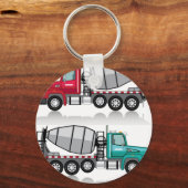 Betonmixer Truck Sleutelhanger (Voorkant)