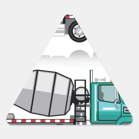 Betonmixer Truck Sticker (Voorkant)