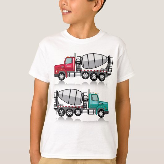 Betonmixer Truck T-shirt (Voorkant)