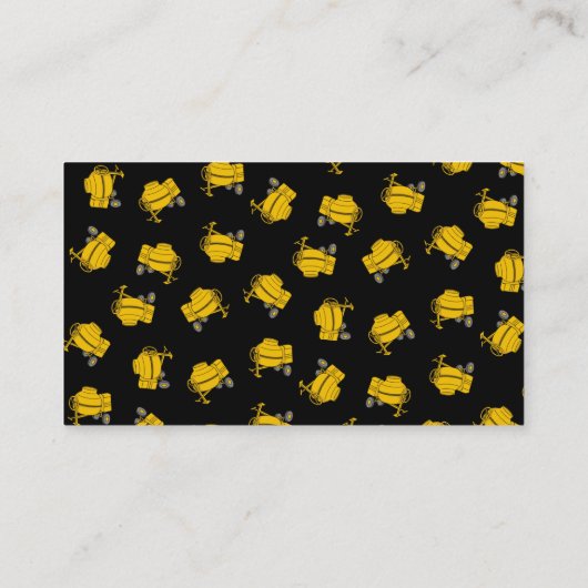 Betonmixer Visitekaartje (Achterkant)