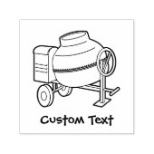 Betonmixer Zelfinktende Stempel (Design)