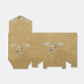 Betonmolen beige bedankdoosjes (Uitgevouwen)