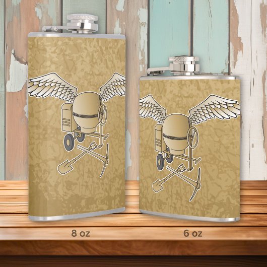 Betonmolen beige heupfles
