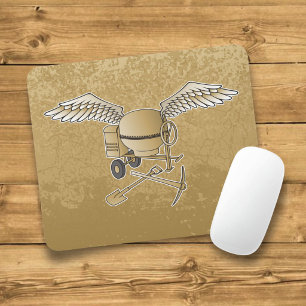 Betonmolen beige muismat