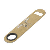 Betonmolen beige speed flessenopener (Voorkant Gekanteld)